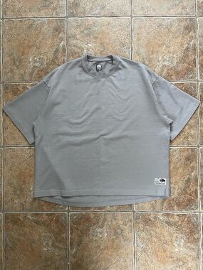 GRAHAME BIG TEE - WALNUT HEAVYWEIGHT COTTON JERSEY